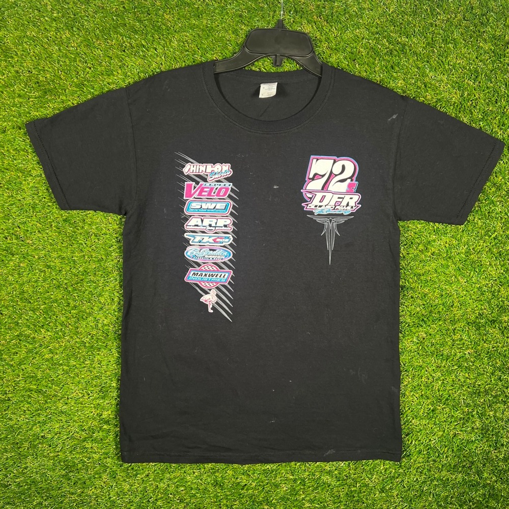 Fruit of the‎ Loom Brad Dillard Racing 72 DFR Sprint Car T-Shirt Black Youth L